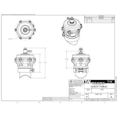 Блоу офф TiAL Q BOV 50mm, 0,8 бар, сірий