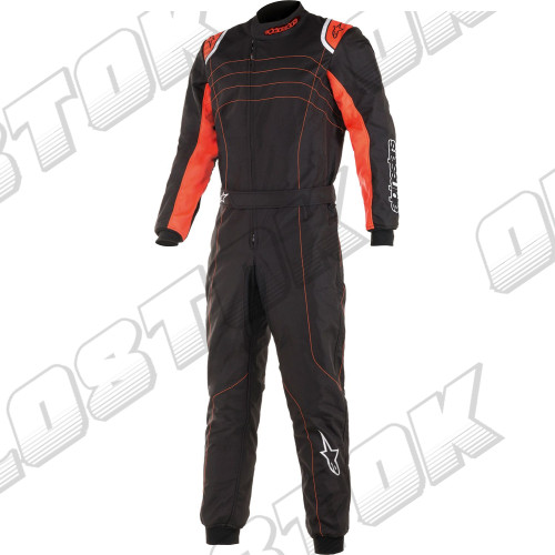 Комбинезон Alpinestars KMX9 v3, черный/красный, 60 размер