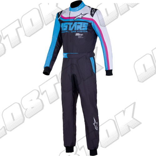 Комбінезон Alpinestars KMX9 v3 Graph 2, чорний/синій, 58 розмір