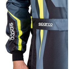 Комбинезон Sparco Prime K Advanced, черный/желтый, 62 размер