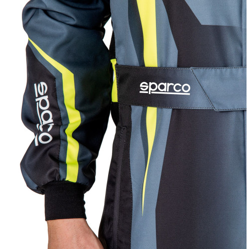 Комбинезон Sparco Prime K Advanced, черный/желтый, 62 размер