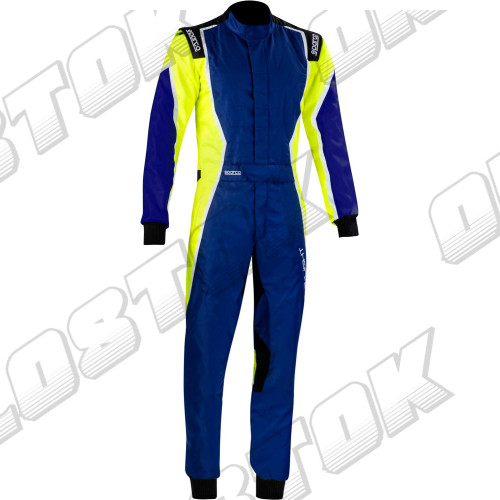 Комбинезон Sparco X-Light K, синий/желтый, 62 размер
