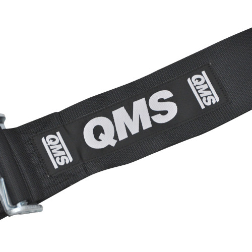 Паски безпеки FIA, QMS 3" (76мм), фаст лок, чорні