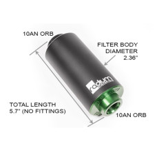 Топливный фильтр грубой очистки Radium, 100 микрон