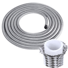 Армированный тефлоновый шланг PTFE AN4, стальная оплетка