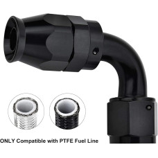 Фитинг PTFE AN4 угол 90 для армированного шланга