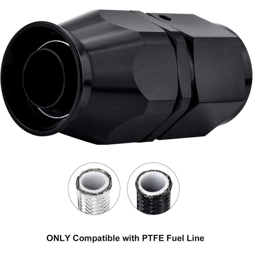 Фитинг PTFE AN6 прямой для армированного шланга