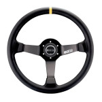Руль Sparco R345, черный кожа
