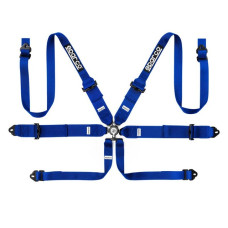Ремни безопасности Sparco, Competition, под ханс, 3+2", синие