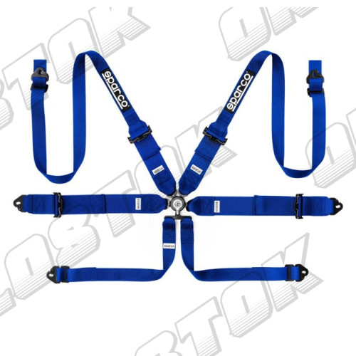 Ремені безпеки Sparco, Competition, під ханс, 3+2", сині
