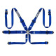 Ремені безпеки Sparco, Competition, під ханс, 3+2", сині