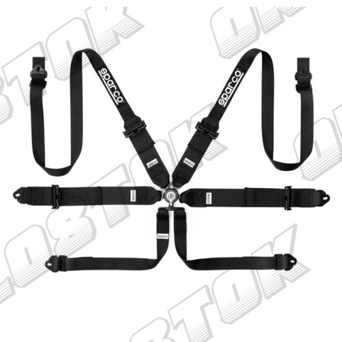 Ремені безпеки Sparco, Competition, під ханс, 3+2", чорні