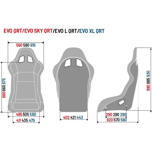 Ківш Sparco EVO QRT, карбон