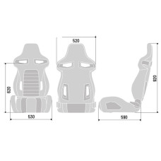 Полуковш Sparco R333, черный