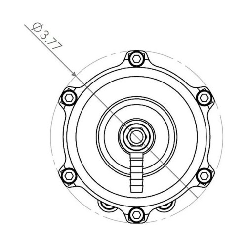 Блоу офф TiAL Q BOV 50mm, 0,8 бар, чорний