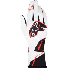 Перчатки Alpinestars Tech 1K Race v2 Graphic 1, белый/оранжевый, XXL размер