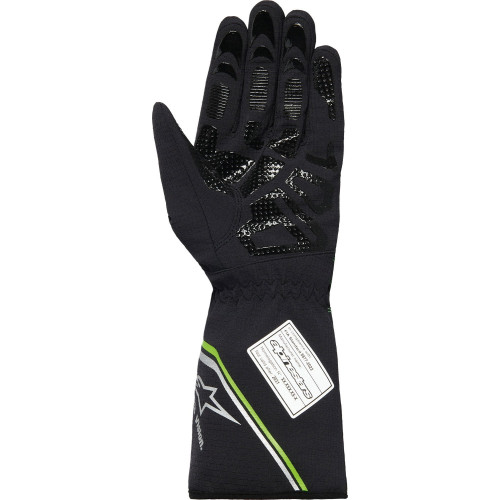 Перчатки Alpinestars Tempest v3 WP, черный/зеленый, XXL размер