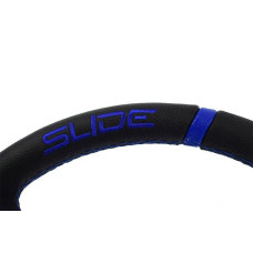 Руль SLIDE вынос 9 см, кожа, синий