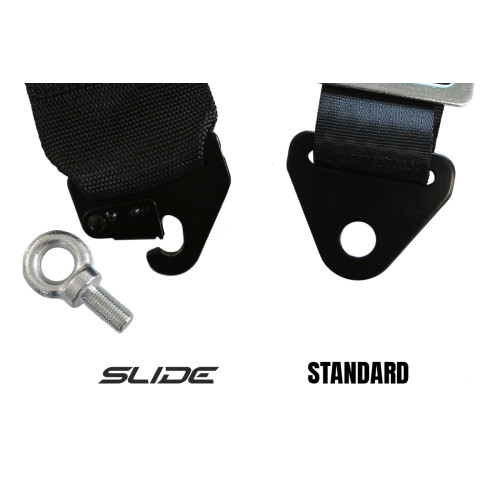 Паски безпеки SLIDE 2"+ 3", червоні, фаст лок