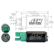 Занурювальний спиртовий паливний насос AEM, 340 л/год