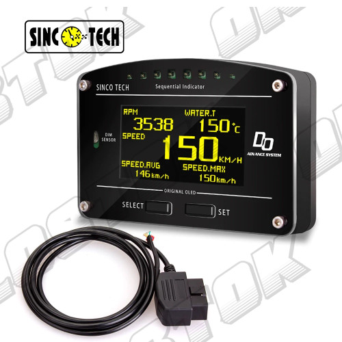 Дашборд на OBD подключении, Sincotech DO907-OBD