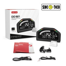 Дашборд многоцветный на OBD-bluetooth подключении, Sincotech DO921