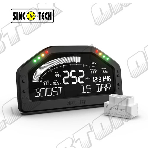 Дашборд многоцветный на OBD-bluetooth подключении, Sincotech DO921