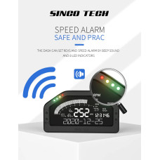 Дашборд многоцветный на OBD-bluetooth подключении, Sincotech DO921